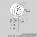 KFM250RB100 (03200109) pressure gauge