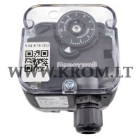 C6097A2110 gas pressure switch 1-10 mbar, 1/4", PG11