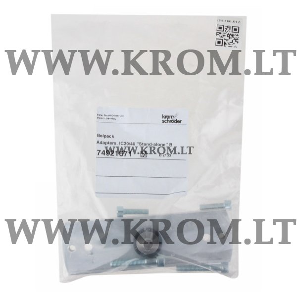 Kromschroder Attachment set IC20/IC40 single application /B, 74921671, 74921671