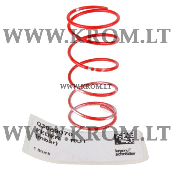 Kromschroder Spring 03089070 60-110 mbar for JSAV25, JSAV40, 03089070