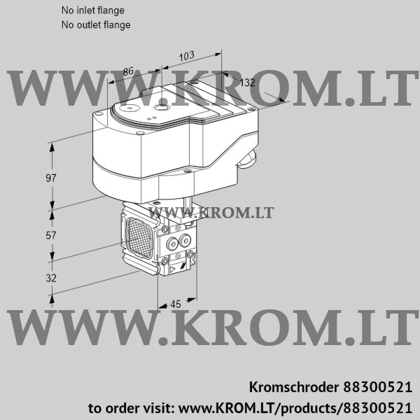 Kromschroder IFC 1-/-05-08PPPP/20-15W3TR10, 88300521 linear flow control, 88300521