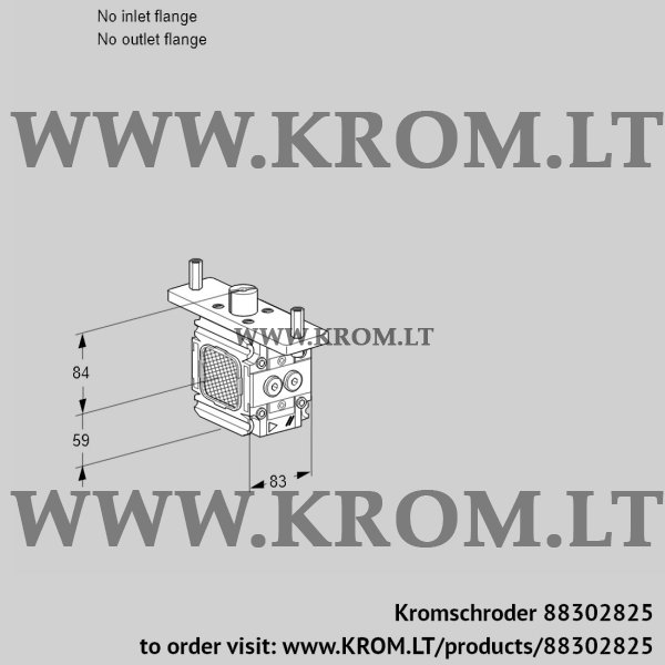 Kromschroder VFC 3T-/-05-32PPPP, 88302825 linear flow control, 88302825