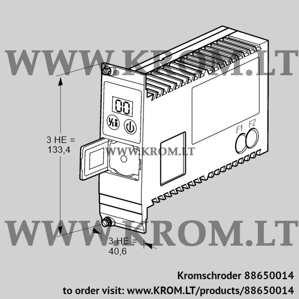 Kromschroder PFU 760LTK1, 88650014 burner control unit, 88650014